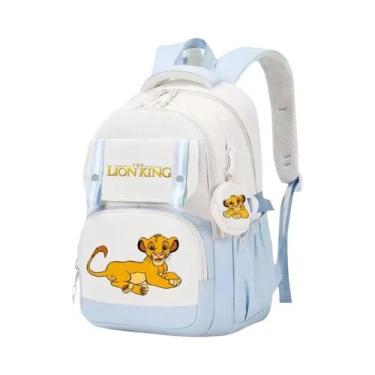 Imagem de Mochila De Grande Capacidade Para Crianças Meninas, Tema Rei Leão, Bol