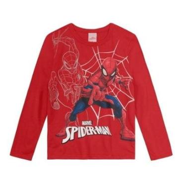 Imagem de Camiseta Brandili Classica Homem Aranha Masculina-Masculino
