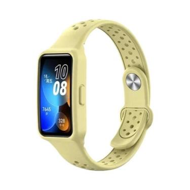 Imagem de Pulseira Esportiva De Silicone Respirável Para Huawei Band 10 9 8 7 6,