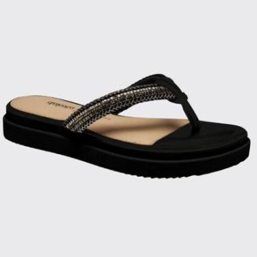 Imagem de Tamanco Chinelo Feminina Flatforme Brilhante Dakota Y8902-Feminino