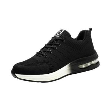 Imagem de Calçados De Segurança Unissex Leves Com Biqueira De Aço, Tênis De Trab