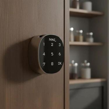 Imagem de Fechadura Digital Trava Para Moveis de Madeira 8 Dígitos M1602 Papaiz