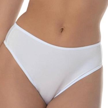 Imagem de Calcinha Cavada DeMillus 56811 Cintura Alta, Preto, XG