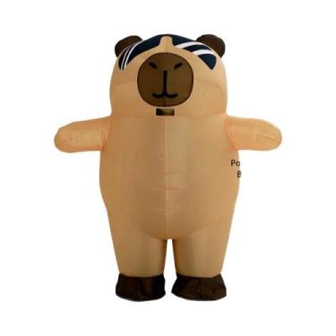 Imagem de Fantasia Inflável De Capivara Adulto Com Óculos De Sol, Traje Engraçad