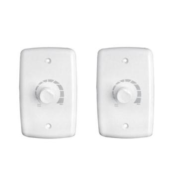 Imagem de Chave Dimmer de Luz Bivolt 400w Branco - Kit com 2 Unidades - Rima