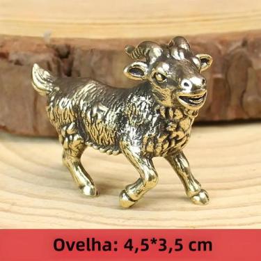 Imagem de Estatuetas De Animais Do Ano Novo Chinês Em Cobre Puro, Decoração De M