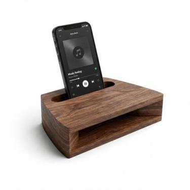 Imagem de Amplificador de Som Acústico Para Celular MDF Trapézio - Armazm WEB