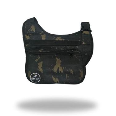 Imagem de Pochete Tiracolo em Lona Cores Diversas - MB Confecções, Camuflado com