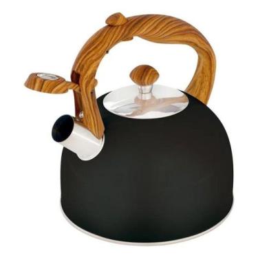 Imagem de Chaleira Wood 2,5 Litros Preta Mor