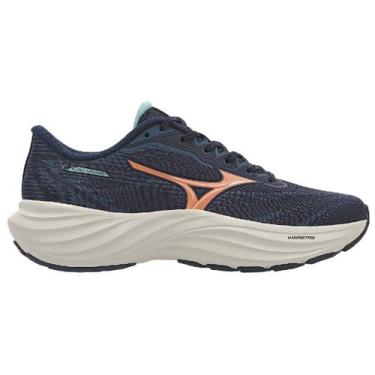 Imagem de Tênis Mizuno Goya 3 - Feminino - Marinho-Laranja, 40