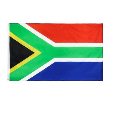 Imagem de Bandeira Africa Do Sul 90 X 150 Cm C/ Anilhas P/ Mastro - MARANATA SHO