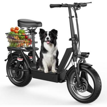 Imagem de Patinete Elétrico ASKGO 1000W 14" Dobrável com Assento e Freio Duplo