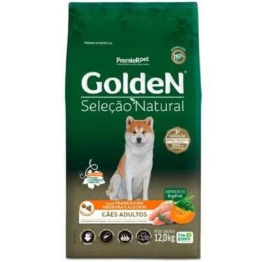 Imagem de Ração Golden Seleção Natural P/cães Adultos 12kg - Premier Pet