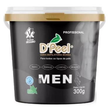 Imagem de DPeel - Cera Depilatória Profissional Morna 300g - Men