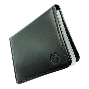Imagem de Carteira Masculina Couro Legítimo Porta Cartões Cnh Cédulas RIFD - Kar
