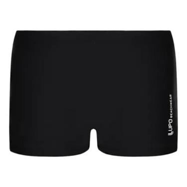 Imagem de Sunga Boxer Infantil Lisa Lupo Kids Beachwear, 6, Preto