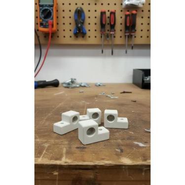 Imagem de 2x 10 Suportes Isoladores Porcelana Forno Elétrico Resistênc - Congrat