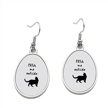 Imagem de Brinco Catch Me Outside - Brincos com pingente para meninas - Presente de festa de aniversário dos namorados