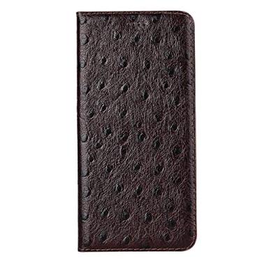 Imagem de Capa flip para Google Pixel 6/6 Pro, capa carteira de couro legítimo luxuosa, design de livro fólio com suporte para cartão, fecho magnético, marrom 2,6 Pro 17 cm