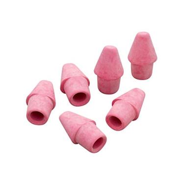 Imagem de 2 borrachas de papel com ponta de flecha rosa (73015), pacote com 144