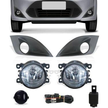 Imagem de Kit Farol De Milha Neblina Ford Fiesta 2011 2012 2013 2014 - Interruptor