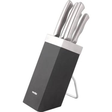 Imagem de Jogo de facas em aço inox 6 peças vonder