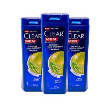 Imagem de Shampoo Clear Men Anticaspa Controle E Alívio Da Coceira Eucalipto E M