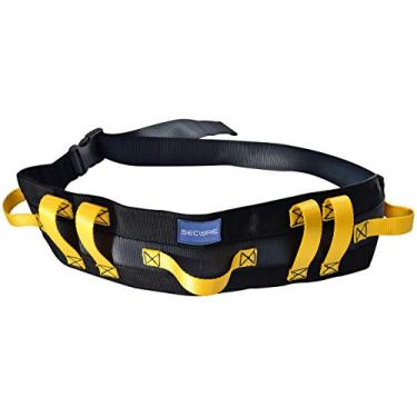 Imagem de Secure Cinto de marcha GG com 7 alças e fivela de liberação rápida – Auxílio de assistência para o cuidador – Correias de marcha bariátrica cintos de transferência para idosos em levantamento