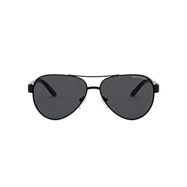 Imagem de A|X ARMANI EXCHANGE Óculos de sol aviador masculino Ax2034s, Preto/cinza