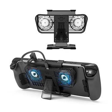 Imagem de Easy to Install Fan Cooling Cooler Holder Bracket External Base For Steam Deck For Switch