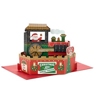 Imagem de Hallmark Cartão de Natal Pop Up Display da Paper Wonder com Som e Movimento (Trem de Natal, Reproduz Deck the Halls)