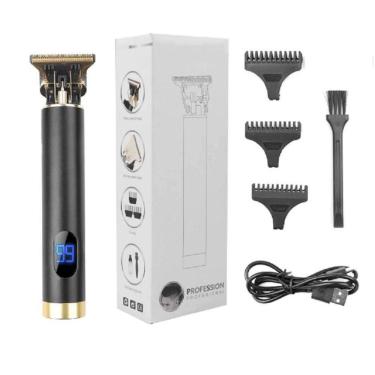 Imagem de Barbeador De Cabelos Digital Clipper T9 Preto