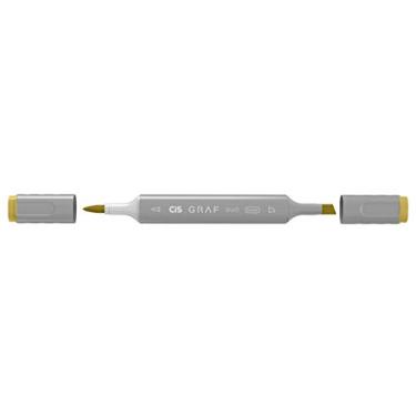 Imagem de Marcador Graf Duo Brush French Yellow, CIS, Caixa c/6 unidades