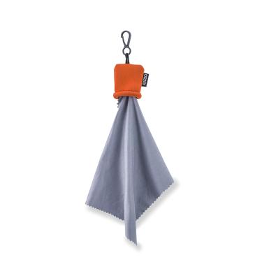 Imagem de Carson Stuff-It Sistema de limpeza de pano de microfibra para óculos, smartphones, tablets, lentes ópticas, câmeras e mais, 16 x 16 cm - Laranja (SN-40OR)
