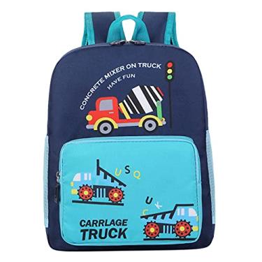 Imagem de Mochila infantil escolar para bebês e crianças, mochila fofa de desenho animado meninos meninas mochilas de carro com estampa de coelhinho, Azul-celeste, One Size