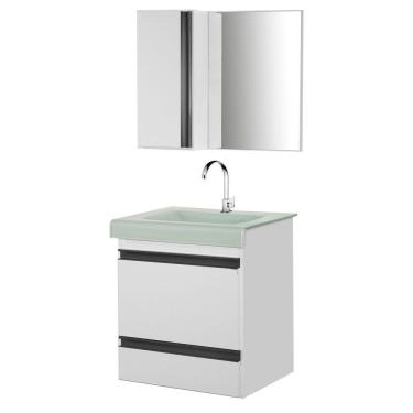 Imagem de Gabinete de Banheiro com Espelheira Kit Natal 50cm