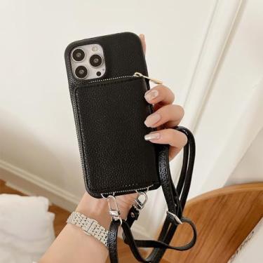 Imagem de Capa carteira com zíper crossbody cordão para Samsung Galaxy M54 A15 A25 A72 A52 A14 A24 A45 A53 Note 20 8 9 Cartões Solt Cover, F, para Samsung Note20Ultra