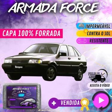 Imagem de Capa Cobrir Carro TEMPRA 100% Forrada Armada Force 100% Impermeável Fo