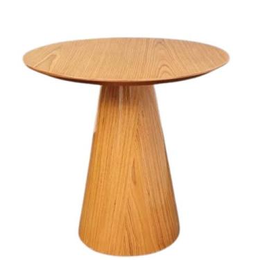 Imagem de Mesa Lateral Cone Freijó 51 cm - Linn Design Decor