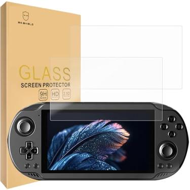 Imagem de Mr.Shield Protetor de tela compatível com Ayn Odin 2 Mini [vidro temperado] [pacote com 2] [vidro japonês com dureza 9H]