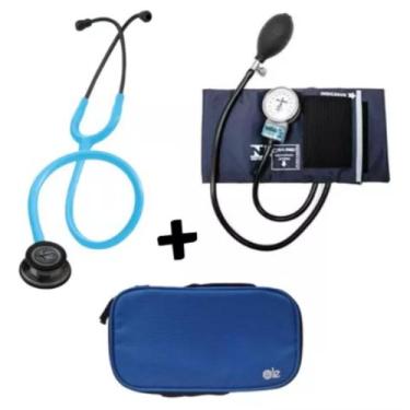 Imagem de Kit Estetoscópio Littmann + Esfigmo + Case - Cores Variadas -  Littman