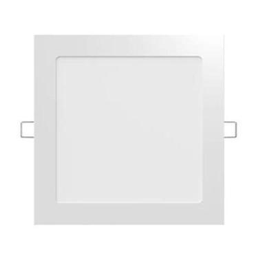 Imagem de Painel 6W LED Embutir Slim Quadrado 12x12 3500K Branco Quente Bivolt -
