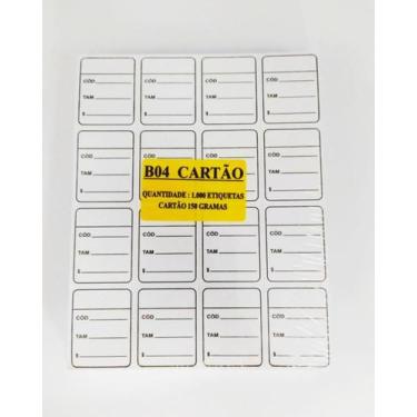 Imagem de Etiqueta B04 Branca com 1.000 - Sun Special