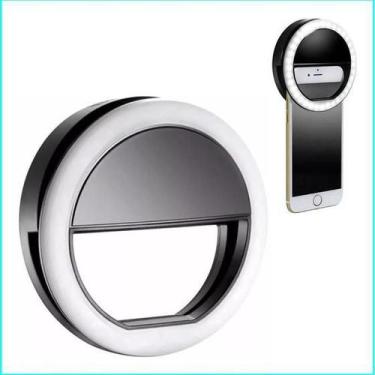 Imagem de Luz De Selfie Ring Light Anel Led Flash Celular Recarregável  - BC BOR