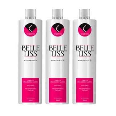 Imagem de Kit 3 Progressiva Selagem Orgânica Belle Liss Imabelle 300ml