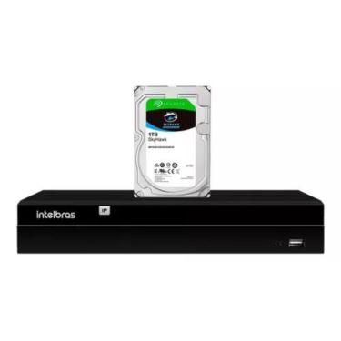 Imagem de Nvd Gravador Nvr 1404 4 Ch 8mp 4k Ultra Hd Via Rede Ip 1tb - Intelbras