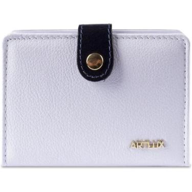 Imagem de Carteira com Espelho em Couro Artlux 914 -, Offwhite