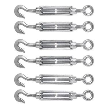 Imagem de it 06 Esticador Cabo Aço Olhal Galvanizado Zinc 3/8 -10mm - Nord