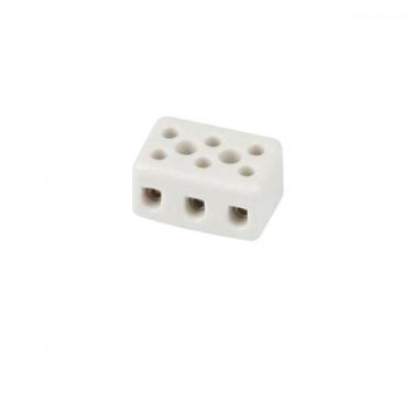 Imagem de Conector Porcelana Sindal 06Mm 3 Bornes 000.3103.Pr.B - Kit C/12