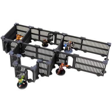 Imagem de Kit Jail Cells: Jogo de mesa e RPG Terrain para Dungeons & Dragons, Pathfinder, Castelos e Cruzadas, 13ª idade, Runequest, Asunder, Zombicide, Imperial Assault, e mais!